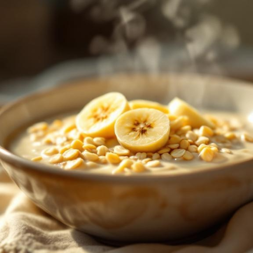 Gentle Banana-Oat Morning Steam Cup - Fresh Start 30: A Journey To Better Health